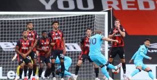 Беззъб Тотнъм раздели точки с Борнемут