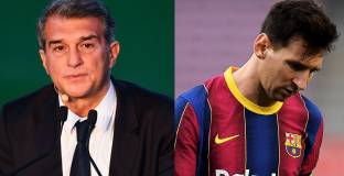 Лапорта: Меси искаше да остане в Барселона