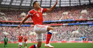 Русия откри Мондиал 18 с разгром срещу Саудитска Арабия (видео)