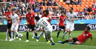 Късен гол носи победата на Уругвай над Египет (видео)