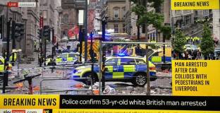 Автомобил се вряза в пешеходци по време на парада на Ливърпул 