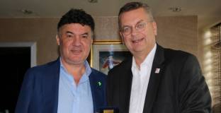 Боби Михайлов прие президента на Германския футболен съюз