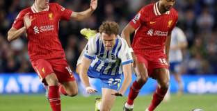 Ливърпул загуби от Брайтън 