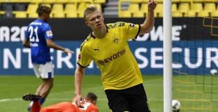 Холанд е автор на първия гол след паузата