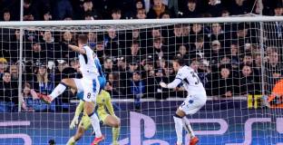 Брюж взе аванс преди реванша срещу Аталанта