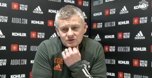 Солскяер  разговарял с Дийн преди мача със Саутхемптън