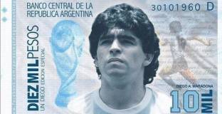 В Аржентина предложиха банкнота с лика на Марадона