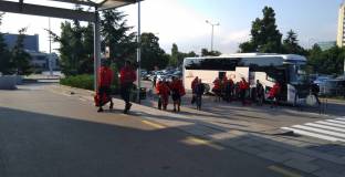 ЦСКА пристигна в Латвия, взе легенди със себе си