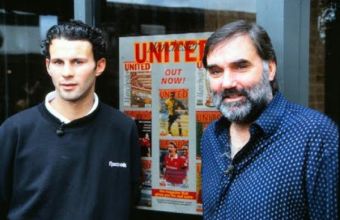 Райън Гигс с Джордж Бест. 