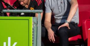 Тен Хаг провел брутална неделна тренировка 