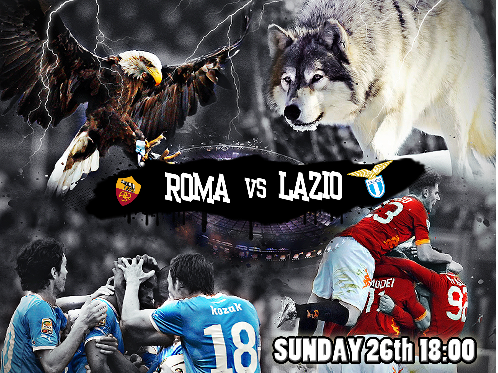 Рома и Лацио в супермач за Копа Италия