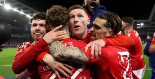 Брайтън - Нотингам Форест 0:0 (3:4 дузпи) 