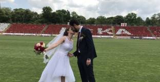 Сватба и предложение на днешния празник на ЦСКА