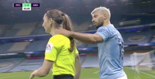 Гуардиола защити Агуеро в ситуацията с жената-съдия