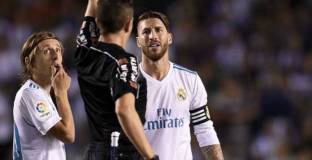 Рамос оглави класацията по получени картони в ШЛ 