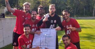 ЦСКА се забавлява на Панчарево преди двубоя срещу Царско село (видео)