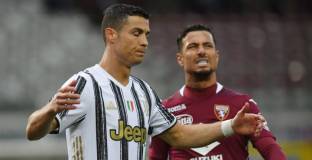 Роналдо помогна на Юве да спечели точка от дербито с Торино (видео)