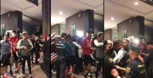  Футболисти на Перу се сбиха с испанската полиция