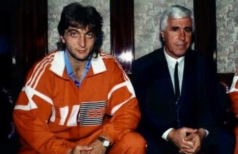 1991 г. Новото попълнение на ЦСКА (София) Трифон Иванов.