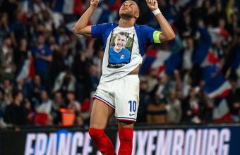 Мбапе посвети гола си във вратата на Люксембург на починалия си чичо. 