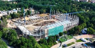 Вижте напредъка по стадиона на ЦСКА (видео)