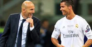 Роналдо благодари на Зидан 