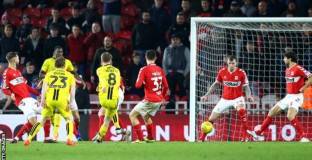 Мидълзбро - Бъртън Албиън 0:1 