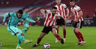 Шефилд Юнайтед - Ливърпул 0:2 