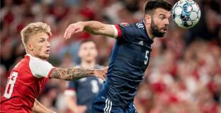 Дания - Шотландия 2:0 