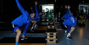 В Левски тренират нормално, въпреки проблемите в отбора (видео)