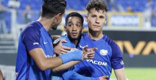 Левски удари украинци при представянето на отбора на Герена