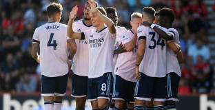 Арсенал с лесна победа в Борнемут (видео)