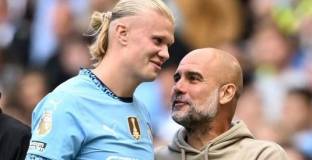 Гуардиола е убеден, че Холанд може да се изравни с Меси и Роналдо