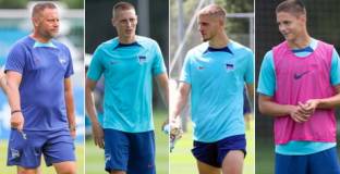 Треньорът на Херта писна тримата си сина в един мач 