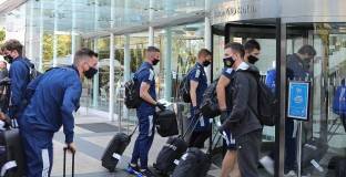 БАТЕ пристина в София - отседнаха в Хилтън (снимки)