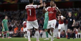 Арсенал без проблеми срещу Ворскла 