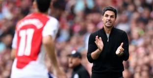 Артета:  Рано е да се говори за перспективите, има още 30 мача до края