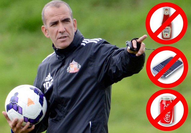 Паоло Ди Канио забрани кетчупа, мобилните телефони и колата на своите футболисти
