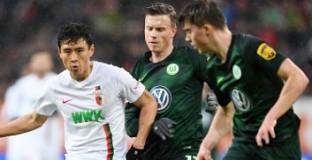 Аугсбург - Волфсбург 2:3 