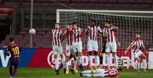 Важна победа за Барса над Билбао, Меси с красив гол