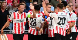 ПСВ Айндховен - Монако 3:2 