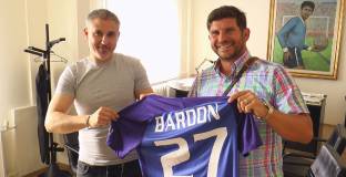 Седрик Бардон посети любимия си клуб (видео)