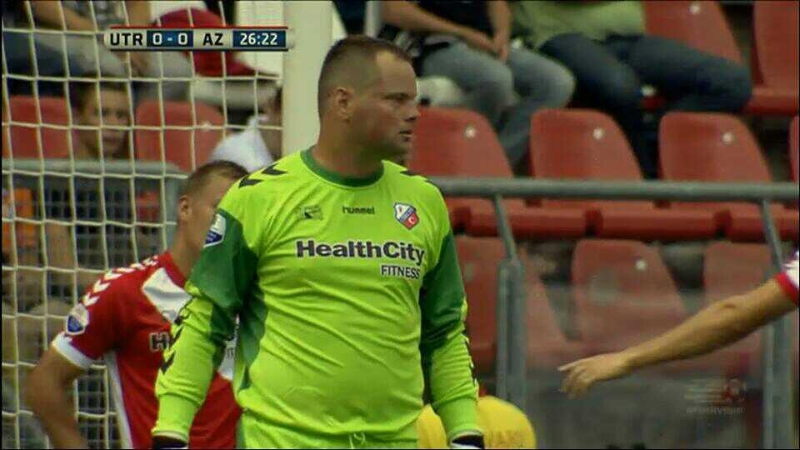 Вратарят на Утрехт определено не се възползвал от услугите на спонсора им