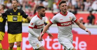 Слаб мач за Дортмунд - Щутгарт им вкара 5 гола