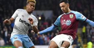 Бърнли - Уест Хем 2:0 