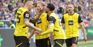 Борусия Дортмунд	- Волфсбург 4:0 