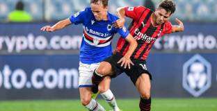 Милан стартира с минимален успех над Сампдория (видео)