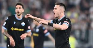 Милинкович-Савич измъкна точка за Лацио в последния момент 