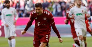 Байерн вкара само един на Аугсбург (видео)