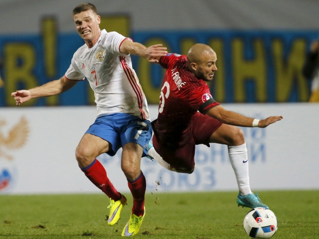 Гол в последните минути носи успех на Русия срещу Португалия